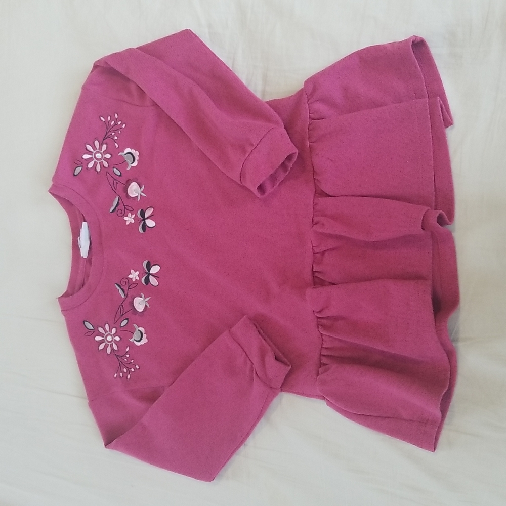 Rococo Girls Size 6 Pink Tunic Sweater